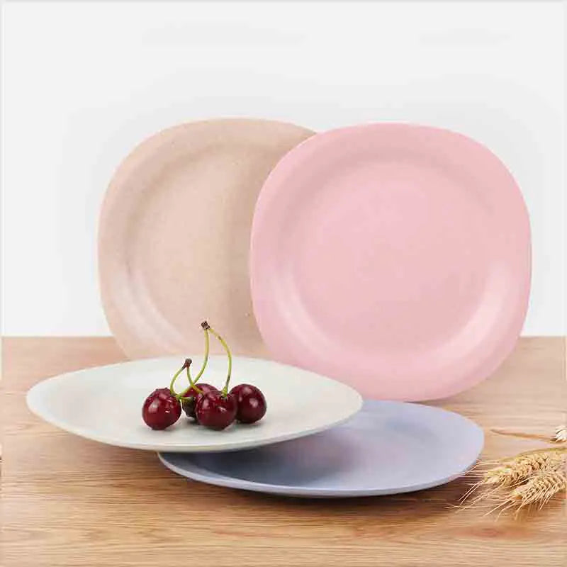 Snack- en Dessertbord Wheat straw (tarwe stro) Bundelkorting!