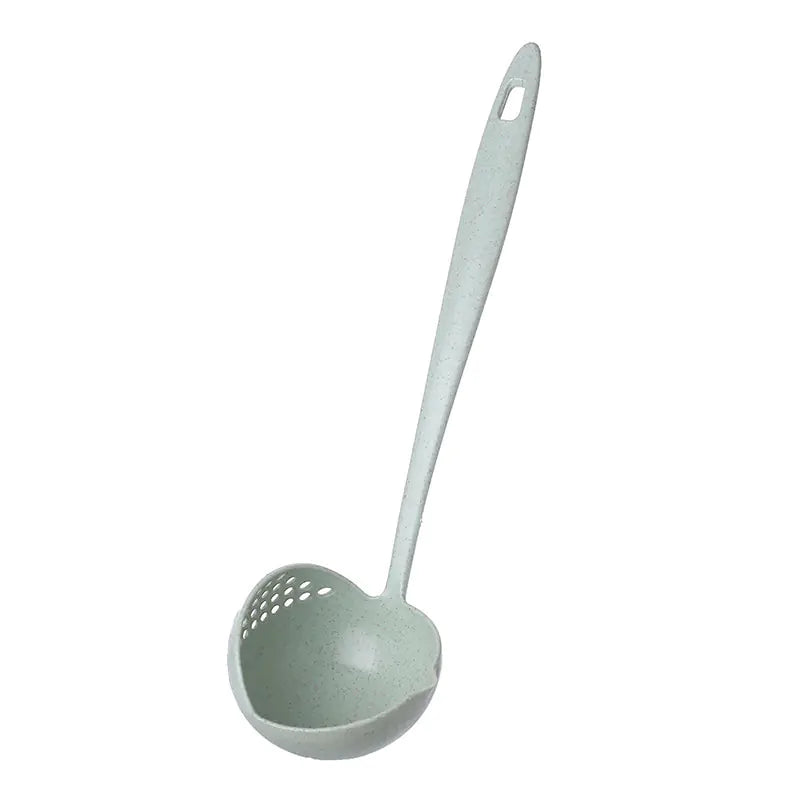 Soeplepel met Zeeffunctie - Lang Handvat Wheat straw (tarwe stro)