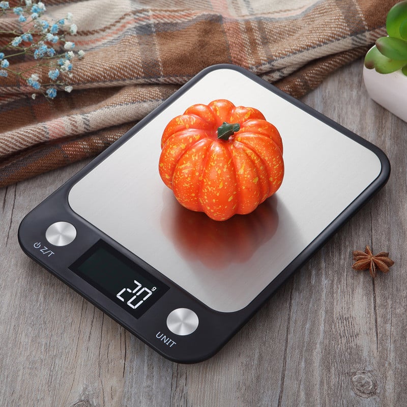 Digitale Keukenweegschaal Waterdicht van RVS – 1g Precisie | 5kg & 10kg Varianten