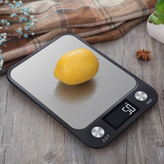 Digitale Keukenweegschaal Waterdicht van RVS – 1g Precisie | 5kg & 10kg Varianten