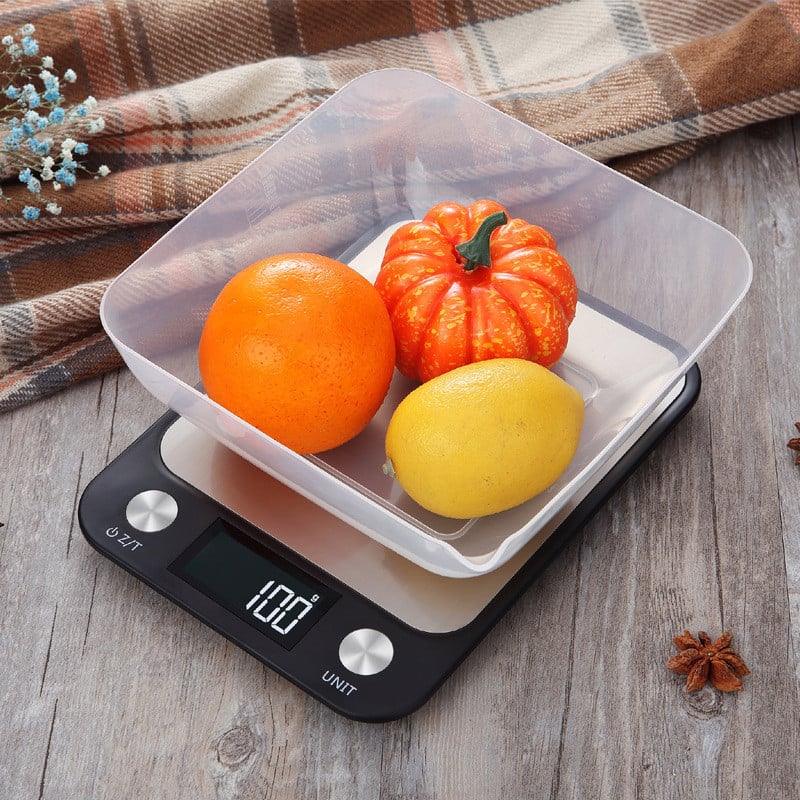 Digitale Keukenweegschaal Waterdicht van RVS – 1g Precisie | 5kg & 10kg Varianten