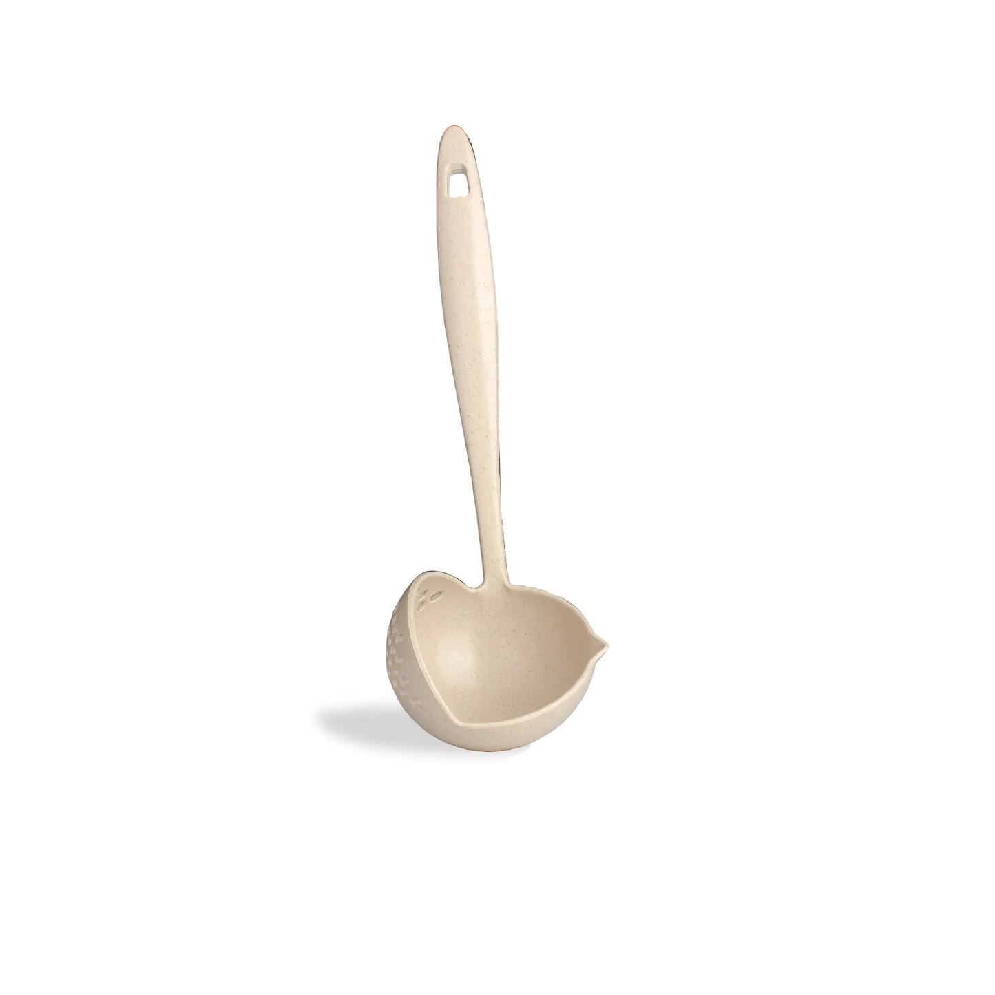 Soeplepel met Zeeffunctie - Lang Handvat Wheat straw (tarwe stro)