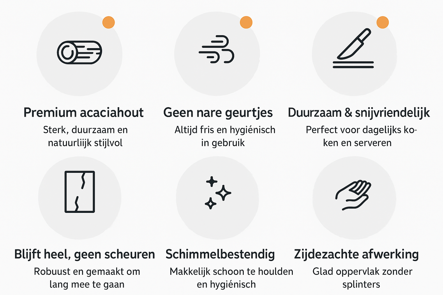 Snijplank Acacia hout