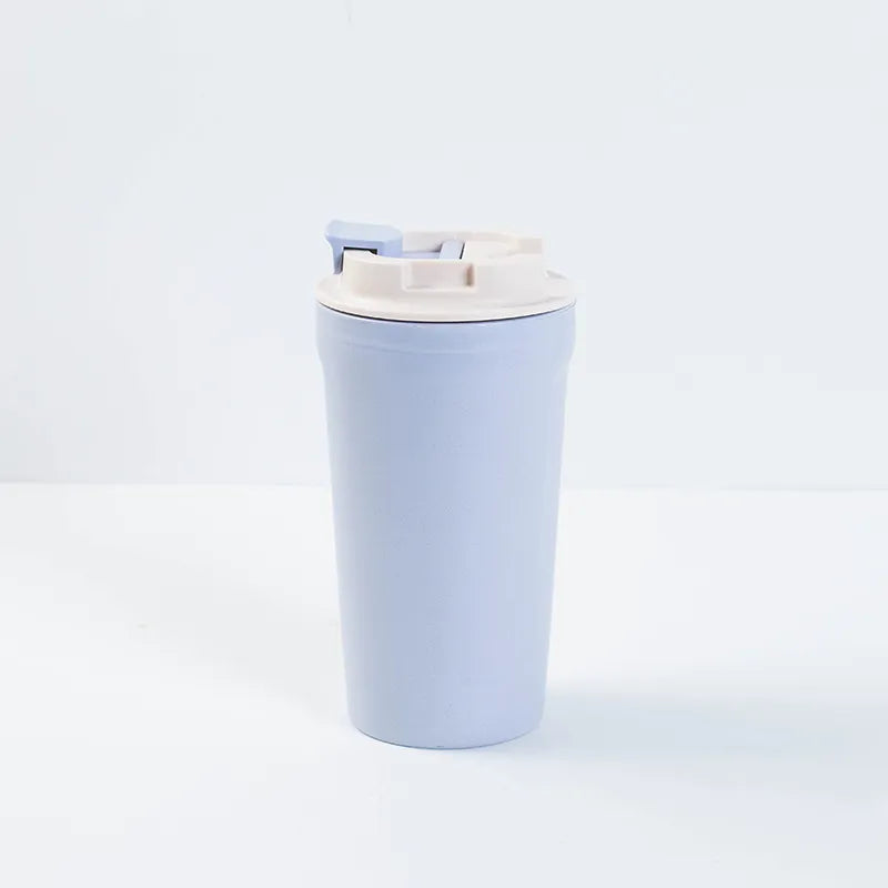 Draagbare Drinkbeker met Dopper van Wheat Straw (Tarwe stro)