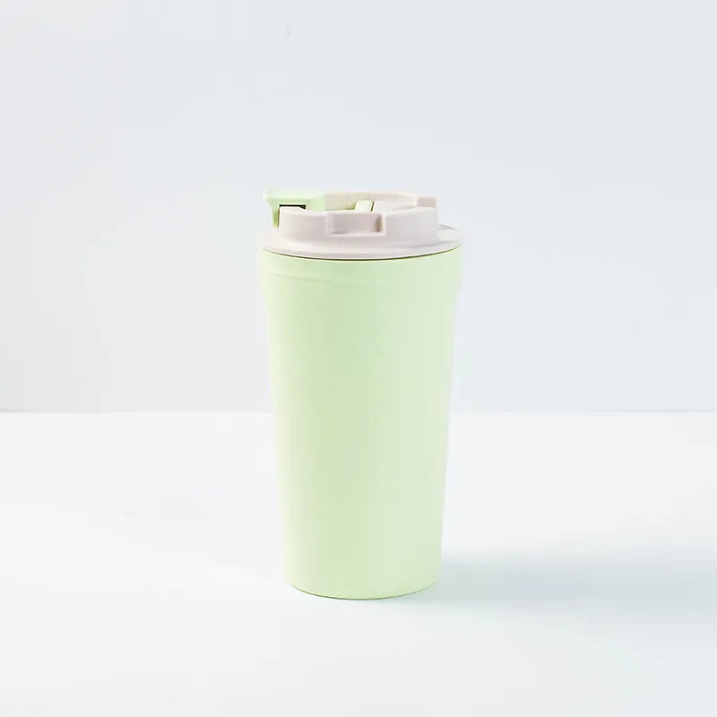 Draagbare Drinkbeker met Dopper van Wheat Straw (Tarwe stro)