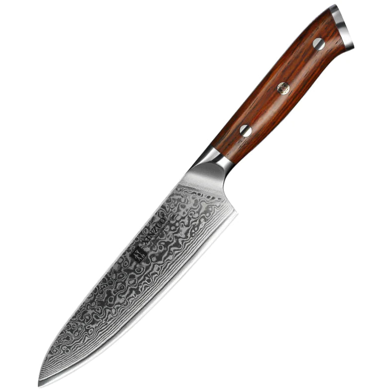 Damasharp 5 Pro - Damascus stalen keukenmes.