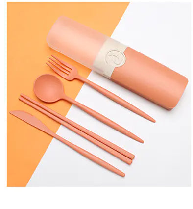 Serviesset opvouwbaar Wheat straw (tarwe stro)