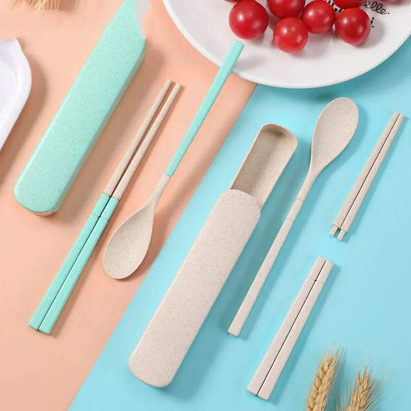 Serviesset opvouwbaar Japans Wheat straw (tarwe stro) Bundelkorting!