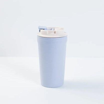 Draagbare Drinkbeker met Dopper van Wheat Straw (Tarwe stro)